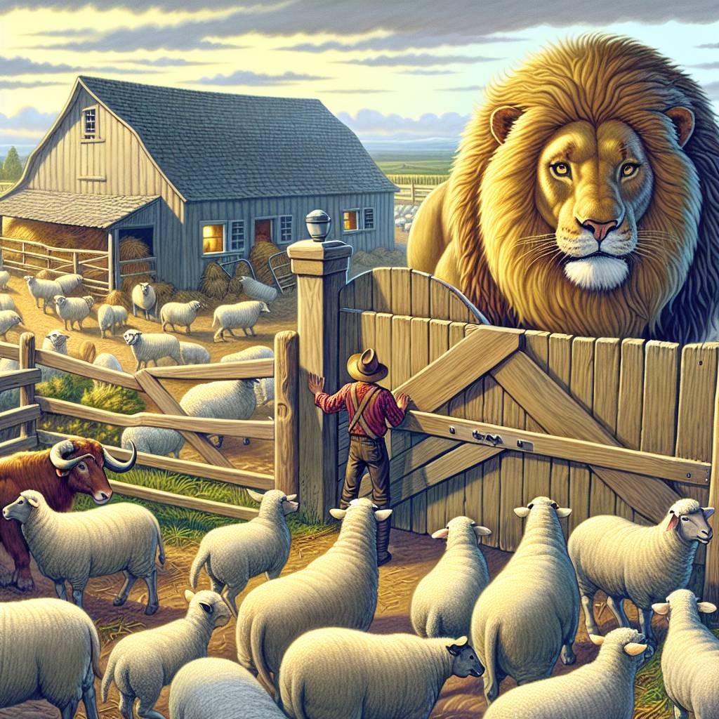 Chapter 131 The Lion in a Farmyard（农场里的狮子）.jpg