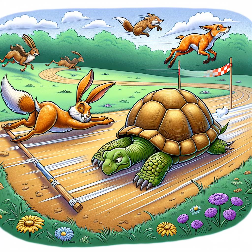 Chapter 18 The Hare and the Tortoise（乌龟和野兔）.jpg