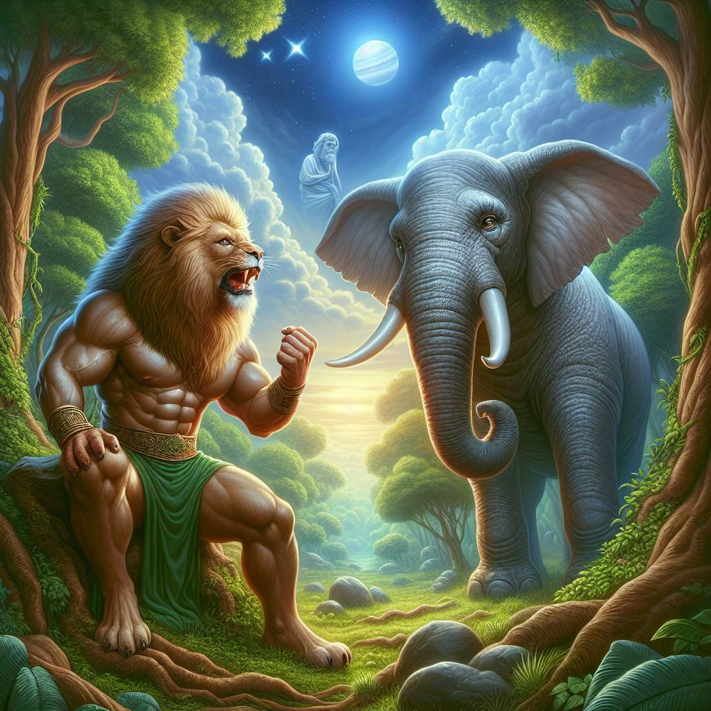 Chapter 294 The Lion, Jupiter, and the Elephant（狮子、朱庇特和大象）.jpg