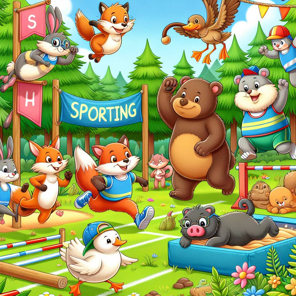 Story 15 The Sports Meeting in the Forest（森林运动会）.jpg